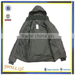 European Fashion Winter Clothes Men Padded Winter Coat With Hood thumbnail-3
