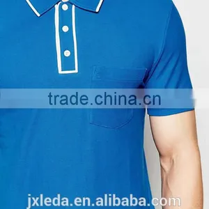 Customize Men Short Sleeve 100% Cotton Pique Dry Fit Sports Golf Polo Shirt thumbnail-6