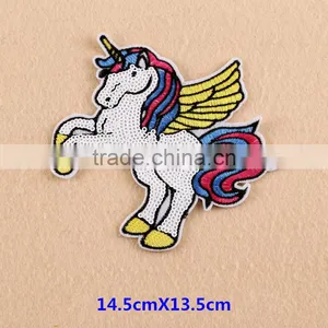 Wholease Custom Unicorn Patch,unicorn Applique,applique Embroidery Sticker Unicorn Patches thumbnail-2