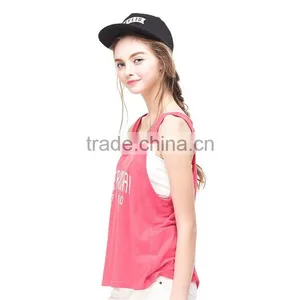 OEM Wholesale Cotton Fitness Women Gym Ladies Crop Top thumbnail-2