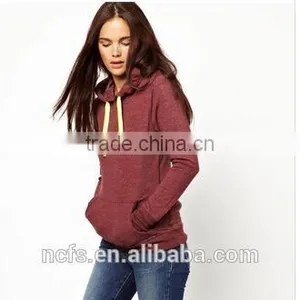 China Women's Wholesale Plain Hoodies thumbnail-1
