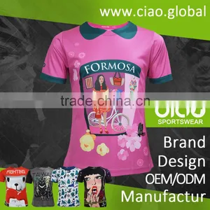 Custom Design Polyester T-shirt Sublimation With 3D Printing for Sports Jersey thumbnail-3