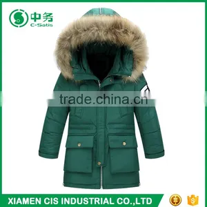 New Style Hooded Thick Warm Korea Fashion Childrens Long Winter Coat thumbnail-4