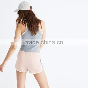 MGOO Wholesale Sexy Running Sport Wear Shorts Leggings Women Dri Fit Shorts With Elastic Rope thumbnail-4