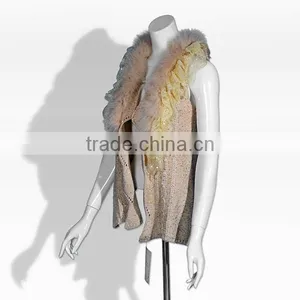 2015 Women Polo Collar Sleeveless Knitwear thumbnail-1