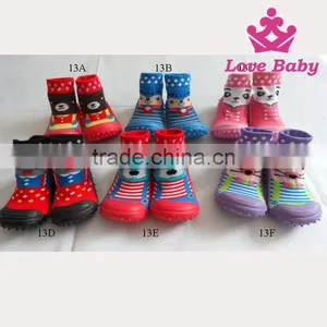 Maufactured Rubber Sock Shoes for Children Cute Little Baby Shoes thumbnail-6