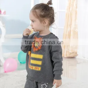 S17696A Wholesale Sweater Knitting Patterns Children Pullover Kids Sweater 2017 thumbnail-2