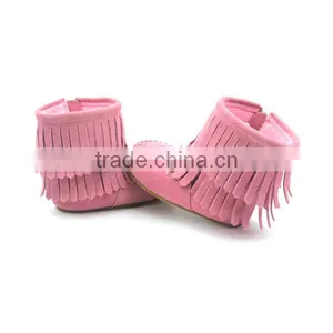 Wholesael Kids Boots Shoes Baby Rubber Sole Shoes Moccasins Boots thumbnail-5
