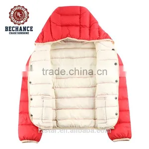 High Quality Ultralight Hooded Girl's Designer Nylon Taffeta Winter Down Jacket thumbnail-3