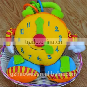 Hign Quality Infant Crib Hanging Baby Toy O'clock Shape Plush Baby Toy thumbnail-1