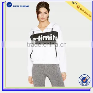 WHOLESALE LONG SLEEVE HOODIE PRINTING WOMEN HOODIE thumbnail-1