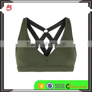 Fashionable Young Lady Hot Sexy Womens Sport Bra Ladies Sexy Panty and Bra Sets thumbnail-1