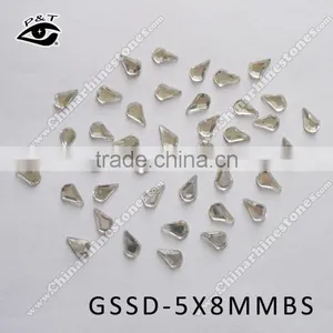 5x8mm Tear Drop Rhinestone Crystal for Clothing Hot Fix Rhinestone thumbnail-2