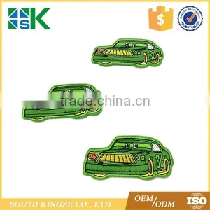 Cartoon Cars Fabric Embroidered Iron/Sew On Patch Applique Embroidery Kids Accessory thumbnail-1