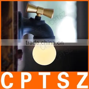 Retro Faucet Night Light Light Control Induction LED Table Lamp Wall Lamp thumbnail-1