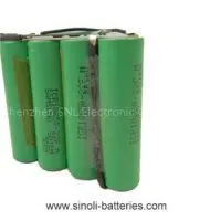 7.4 Volt Lithium Ion or Li-ion Battery Pack For LED Flood Light and LED Floor Lamp thumbnail-1