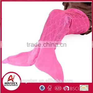 Popular Home or Travel Super Comfortable Mermaid Tail Blanket thumbnail-1