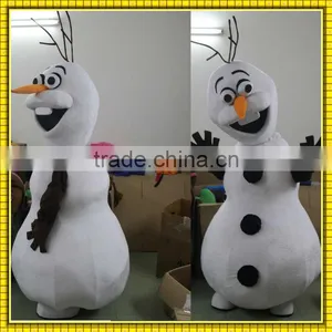 100% In-kind Shooting Cheap Olaf Costume Snowman Olaf Mascot Costume for Adult thumbnail-1