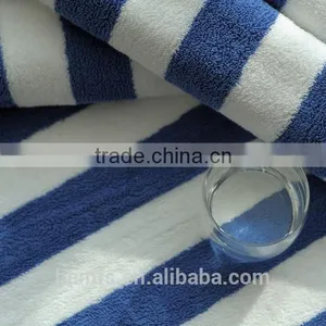 Soft Comfortable Blue and White Stripe Hotel 21 Bath Towels thumbnail-4