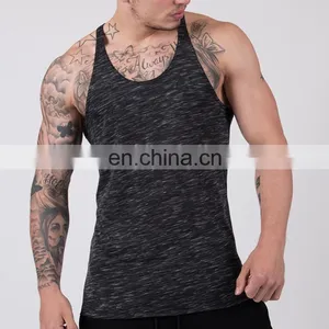 Available Color Slub Blank Mens Gym Vest thumbnail-1