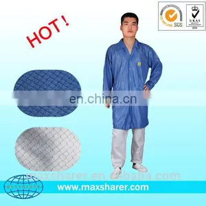 Hot Selling High Quality ESD Clothing Antistatic Diamond Knitted Smock thumbnail-2