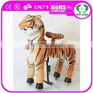 HI Outdoor Playground Mechanical Walking Large Toy Horse for Sale thumbnail-3