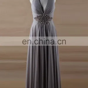 Vintage Halter Grey Mother of the Bride Dresses for Formal Occasion thumbnail-2