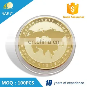 Cheap High Quality Wholesales Aisan Winter Games Souvenir Challenge Coin thumbnail-1