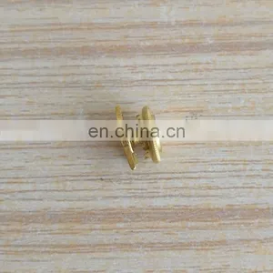 Customized Engraved Logo Gold Plated Five- Pointed Star Shape Small Metal Pins With Screw and Nut thumbnail-3