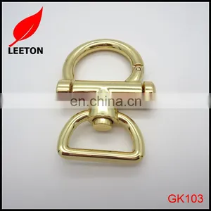 Good Quality Fashion 25mm Shiny Gold Bag Snap Hook thumbnail-1