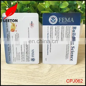 Factory Custom Vertical Plastic ID Card Holder thumbnail-3
