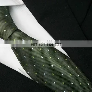 Fashion Red Dot Cheap Woven Slim Ties for Men Design thumbnail-2