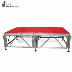 Mini Telescopic Wedding Event Party Design Portable Truss Structure Frame Aluminum Stage Platform thumbnail-1