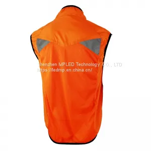 Hi Vis Orange Lightweight Vest thumbnail-1