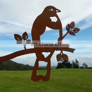 Rustic Handmade Corten Steel Metal Animal Craft thumbnail-1