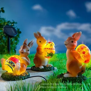 Resin Solar Lamp Garden Decoration Broccoli/Potatoes/Lettuce Resin Crafts Garden Decoration Mouth thumbnail-4