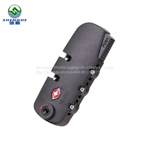 Luggage Spare Part Suitcase Plastic Zipper Lock Parts for Luggage Lock thumbnail-5