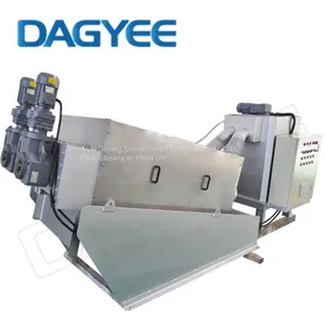 Multi Disc Screw Sludge Dewatering Machine For Palm Oil Sludge thumbnail-1