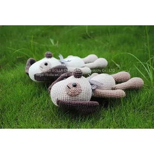 High Quality Smart Animal Cheap Cotton Toy Supplier Organic Knitted Toys thumbnail-3