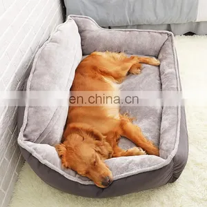 Orthopedic Plush Ped Bed Warming Pet Sofa With Removable Cover for Dogs & Cats Available in Multiple Colors & Styles thumbnail-2