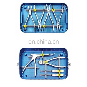 China Manufacture Surgical Titanium Rib Plate Instrument Set Trauma Instrument thumbnail-1