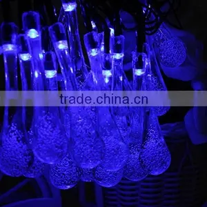LED Water Drop Solar String Fairy Waterproof Lights Christmas Lights Solar Powered String Lights for Garden, Patio, Yard HNL213S thumbnail-4