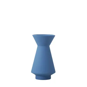 Widemouthed Matte Industrial Nordic Style Green Ceramic Vase,Sofa Set Sitting Room thumbnail-1