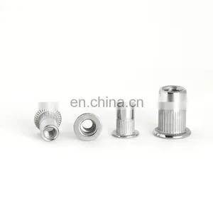 Free Samples Aluminum Knurled Body Flat Head Rivet Nut thumbnail-4