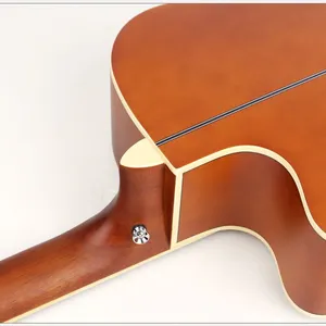 Wholesale Price Acoustic Guitar Deviser L707 40 Inch Auditorium Guitar for Sale thumbnail-4