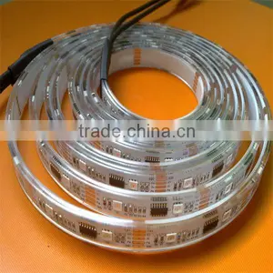 2016 Hot Sales DC12V Dimmable 60LED per Meter IP65 Waterproof Flexible Led Stripe Warm White SMD 5050 Led Strip Light thumbnail-4