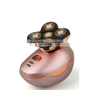 2020 New Model Waterproof Rotary Razor Beard Clipper Hair Trimmer Face 5 Headed Electric Shaver Razor Rechargeable Male Usb OEM thumbnail-5