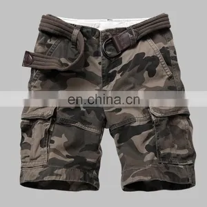 Wholesale Casual Camo Cargo Beach Shorts for Men thumbnail-1