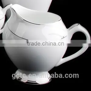 15pcs Bone China Tea Set With Streamline thumbnail-4