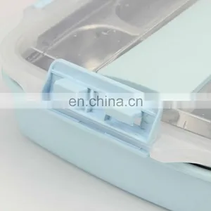 New Arrival 3 Grid Stainless Steel Spoon And Chopsticks Tiffin Lunch Box thumbnail-4